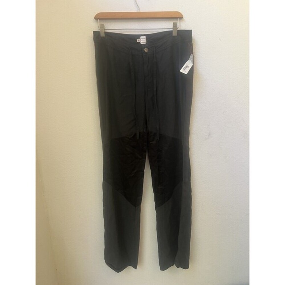 NWT JOIE SOLID BLACK CASUAL PANTS SIZE 8 (L10)